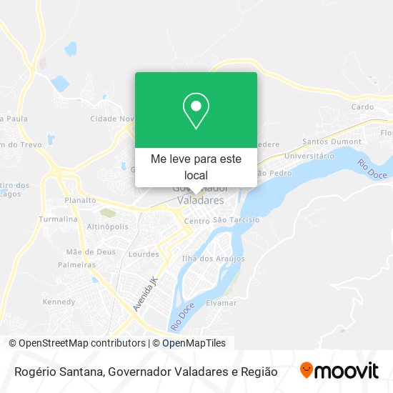 Rogério Santana mapa