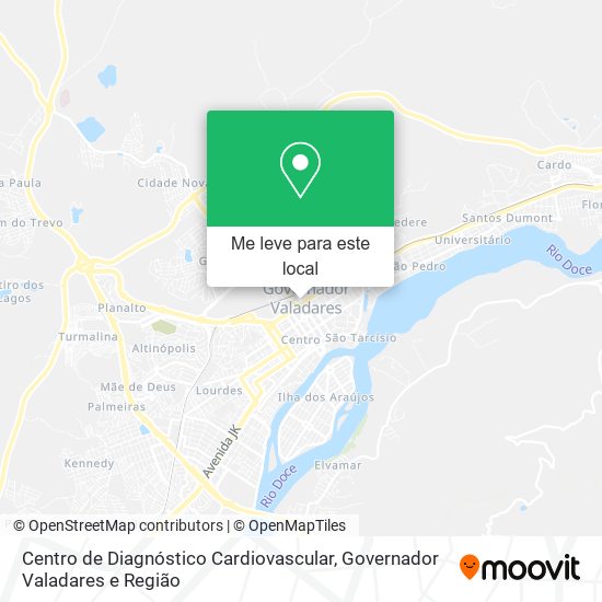 Centro de Diagnóstico Cardiovascular mapa