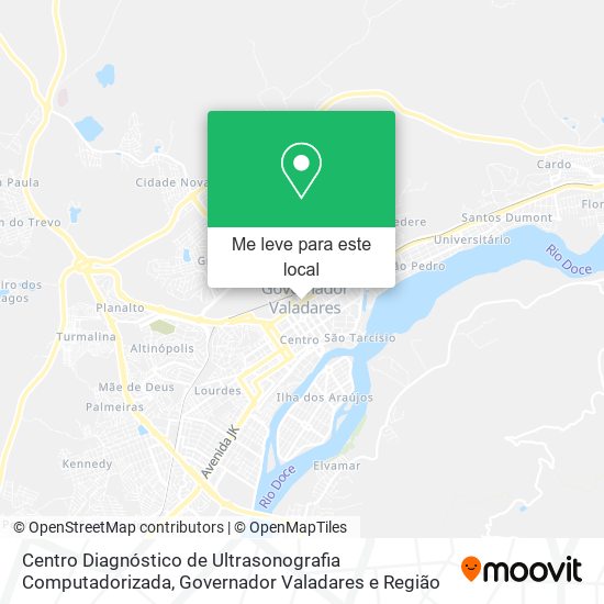 Centro Diagnóstico de Ultrasonografia Computadorizada mapa