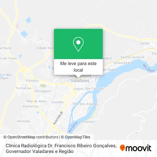 Clínica Radiológica Dr. Francisco Ribeiro Gonçalves mapa