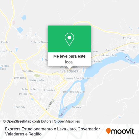 Express Estacionamento e Lava-Jato mapa