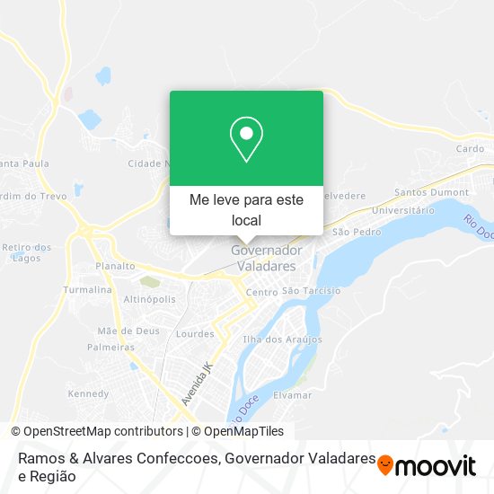Ramos & Alvares Confeccoes mapa