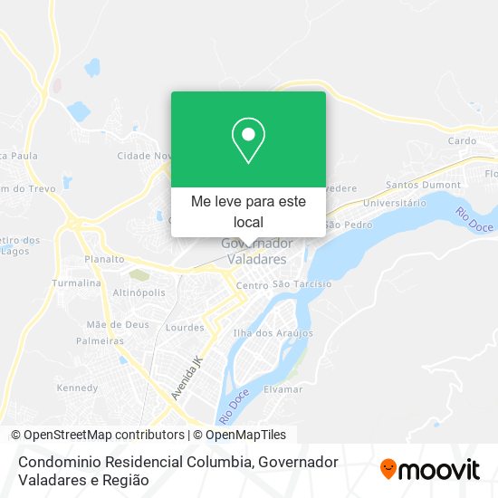 Condominio Residencial Columbia mapa