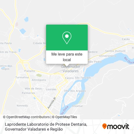 Laprodente Laboratorio de Protese Dentaria mapa