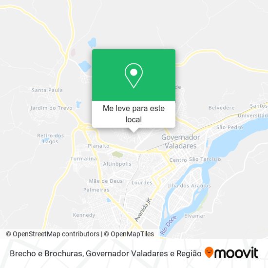 Brecho e Brochuras mapa