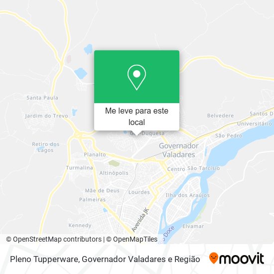 Pleno Tupperware mapa