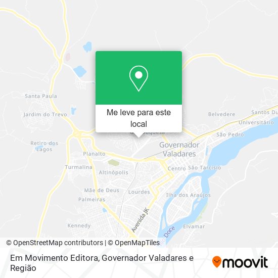 Em Movimento Editora mapa