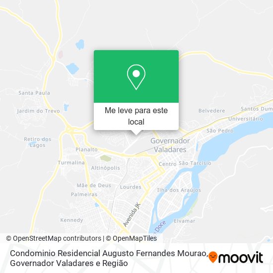 Condominio Residencial Augusto Fernandes Mourao mapa