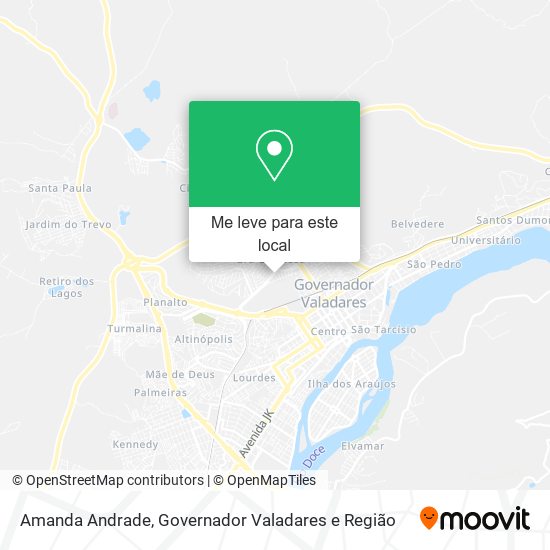 Amanda Andrade mapa