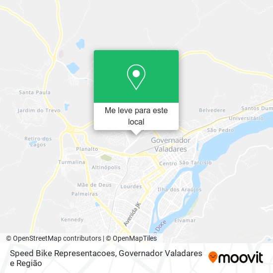 Speed Bike Representacoes mapa
