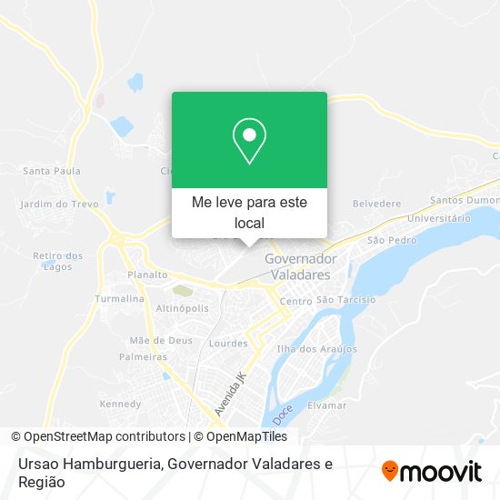 Ursao Hamburgueria mapa