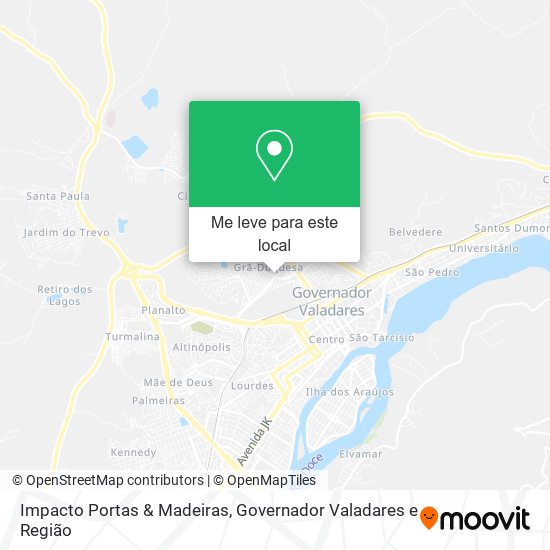 Impacto Portas & Madeiras mapa