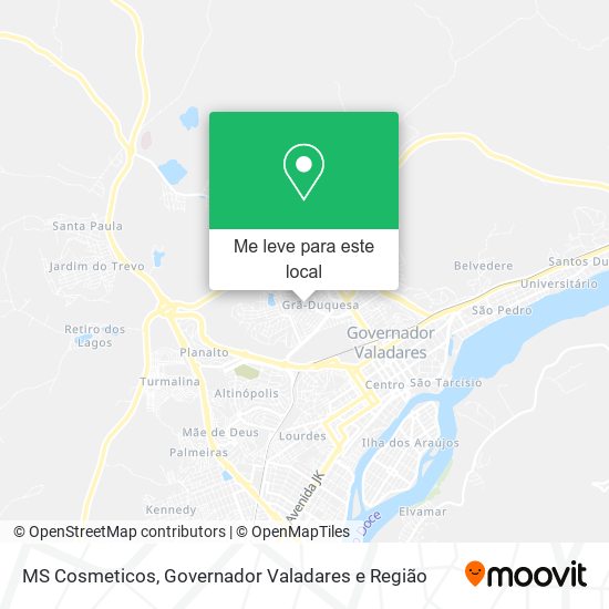 MS Cosmeticos mapa