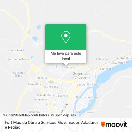Fort Mao de Obra e Servicos mapa