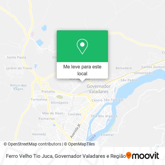 Ferro Velho Tio Juca mapa