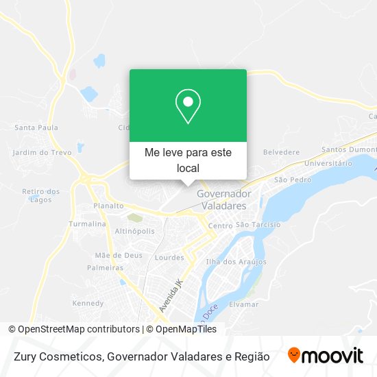 Zury Cosmeticos mapa