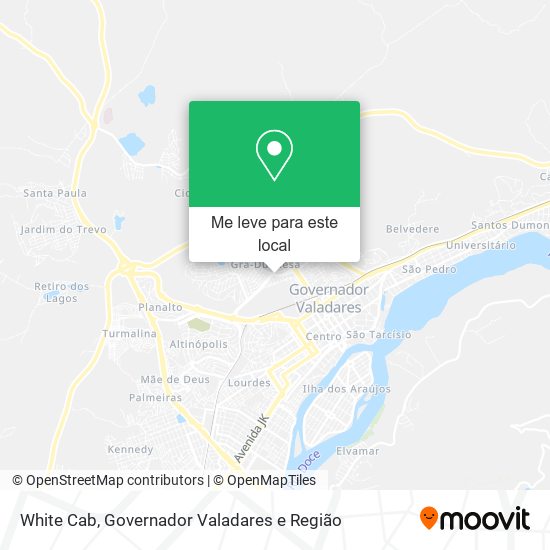 White Cab mapa