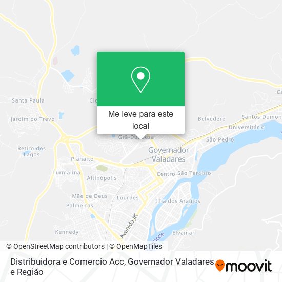 Distribuidora e Comercio Acc mapa