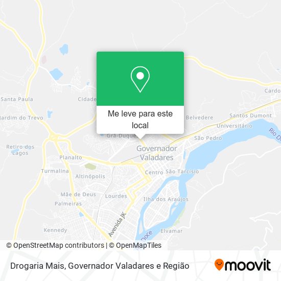 Drogaria Mais mapa
