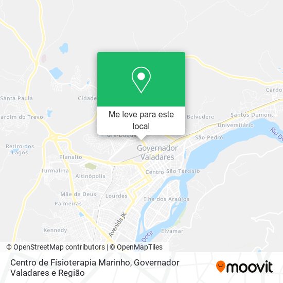 Centro de Físioterapia Marinho mapa