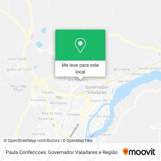 Paula Confeccoes mapa