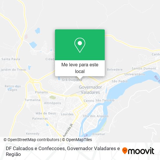 DF Calcados e Confeccoes mapa