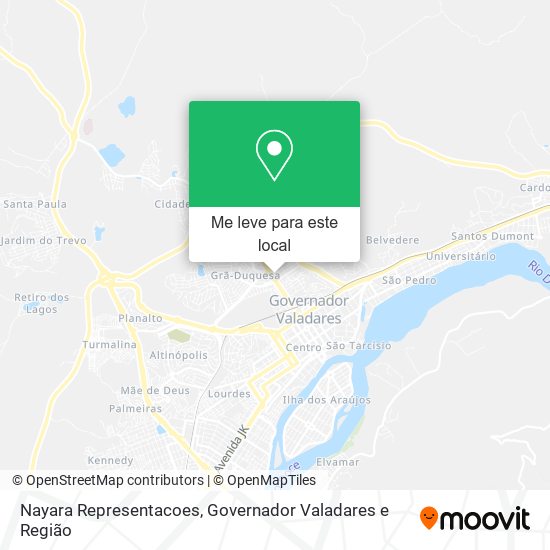 Nayara Representacoes mapa
