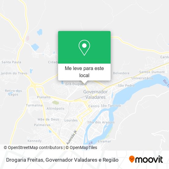 Drogaria Freitas mapa