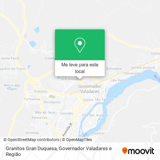 Granitos Gran Duquesa mapa