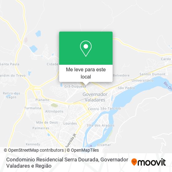 Condominio Residencial Serra Dourada mapa