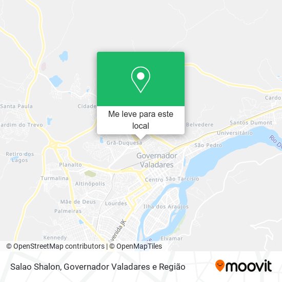 Salao Shalon mapa