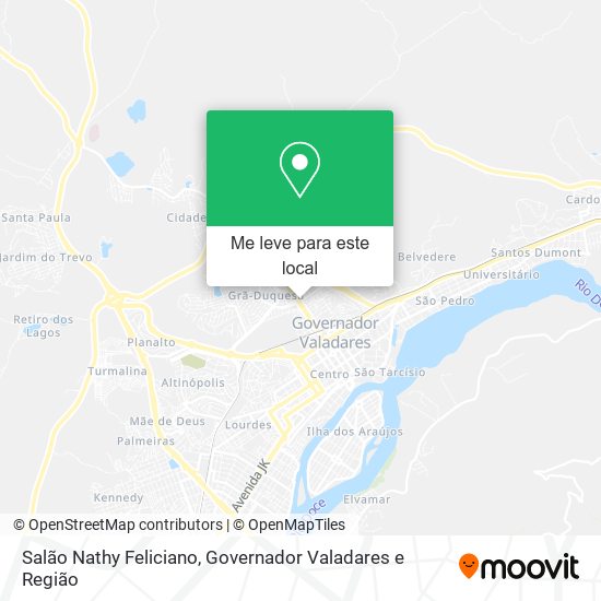 Salão Nathy Feliciano mapa