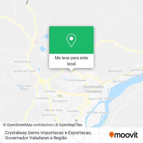 Crystalway Gems Importacao e Exportacao mapa