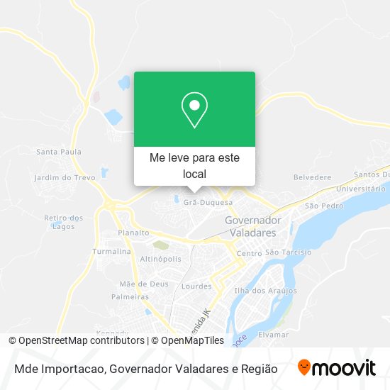 Mde Importacao mapa