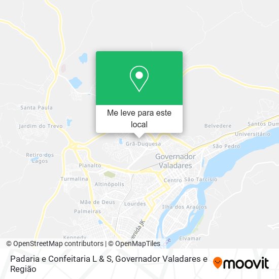 Padaria e Confeitaria L & S mapa