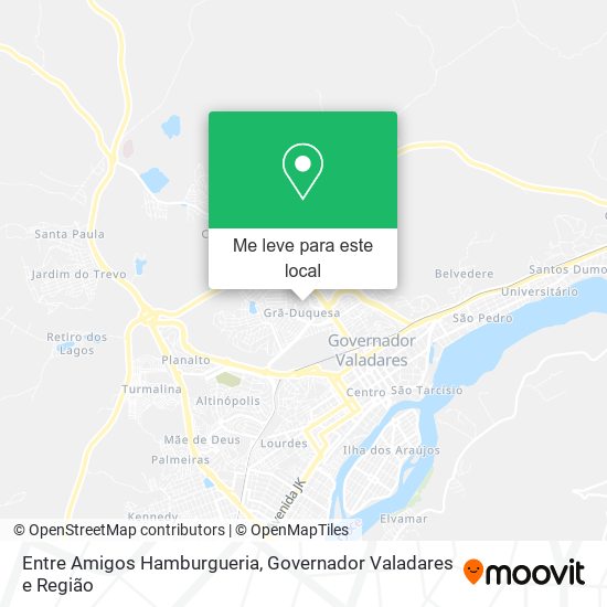 Entre Amigos Hamburgueria mapa