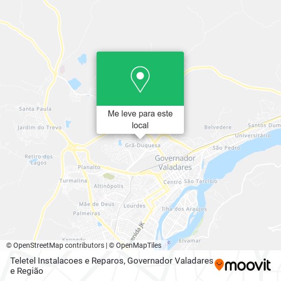 Teletel Instalacoes e Reparos mapa