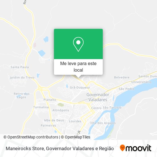 Maneirocks Store mapa