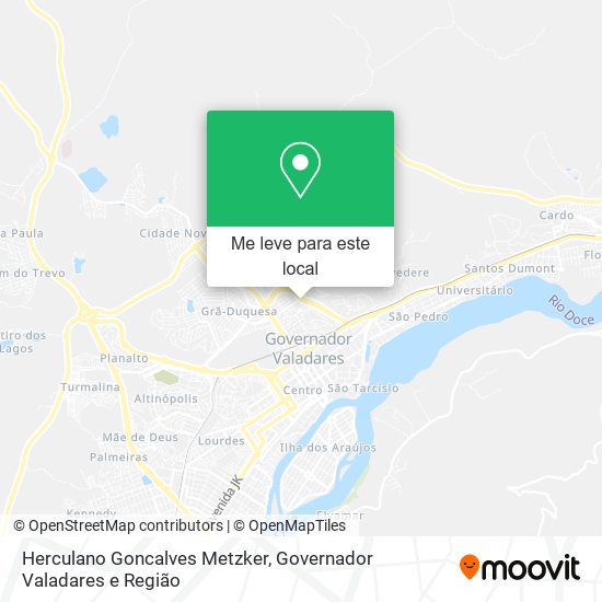 Herculano Goncalves Metzker mapa