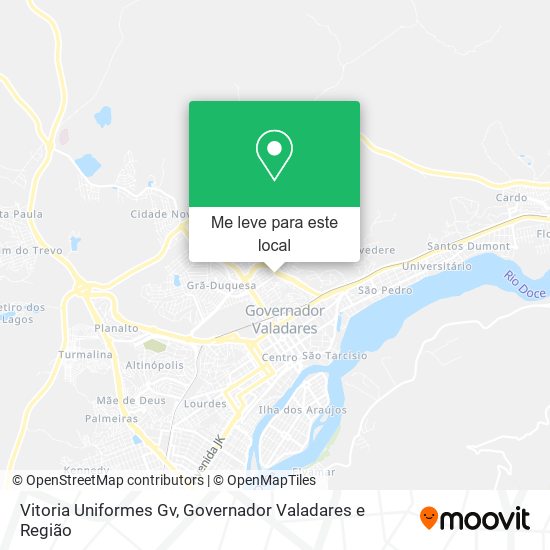 Vitoria Uniformes Gv mapa