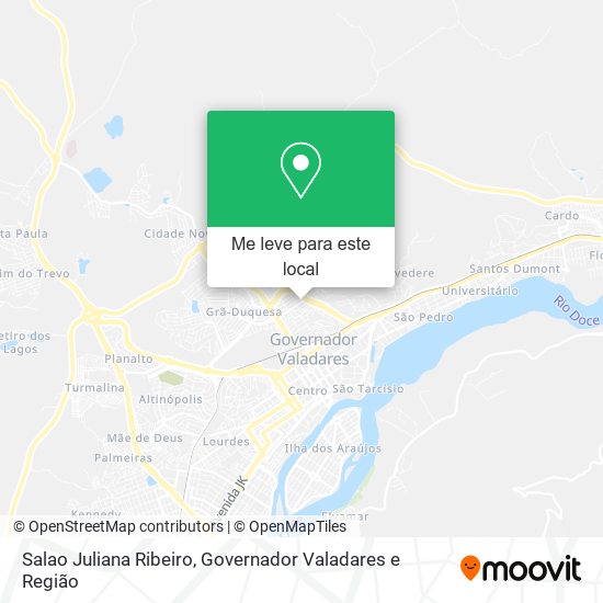 Salao Juliana Ribeiro mapa