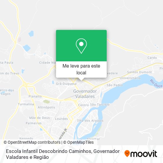 Escola Infantil Descobrindo Caminhos mapa