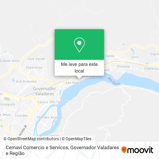 Cemavi Comercio e Servicos mapa