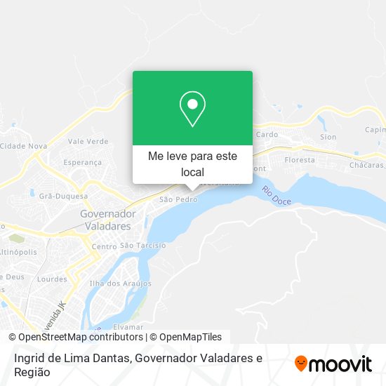 Ingrid de Lima Dantas mapa