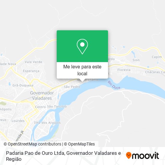 Padaria Pao de Ouro Ltda mapa
