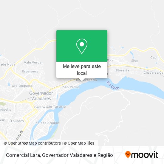 Comercial Lara mapa