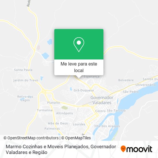 Marmo Cozinhas e Moveis Planejados mapa