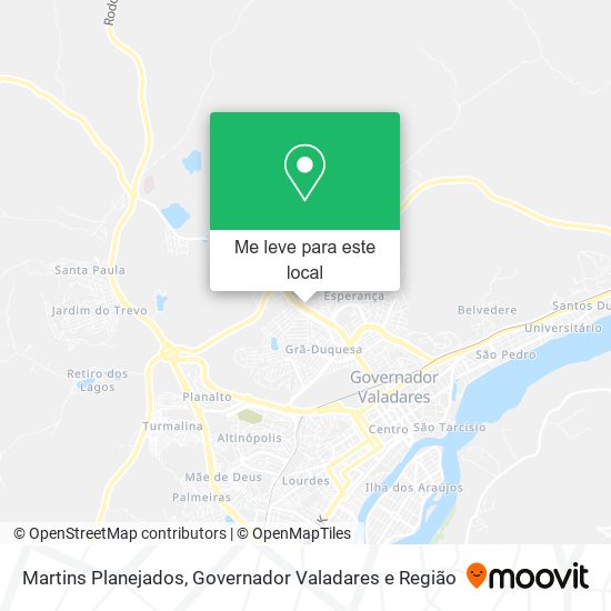 Martins Planejados mapa