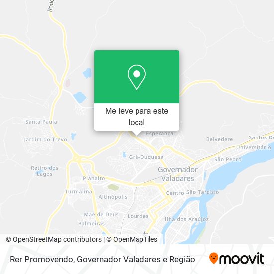 Rer Promovendo mapa