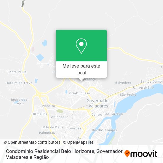 Condominio Residencial Belo Horizonte mapa